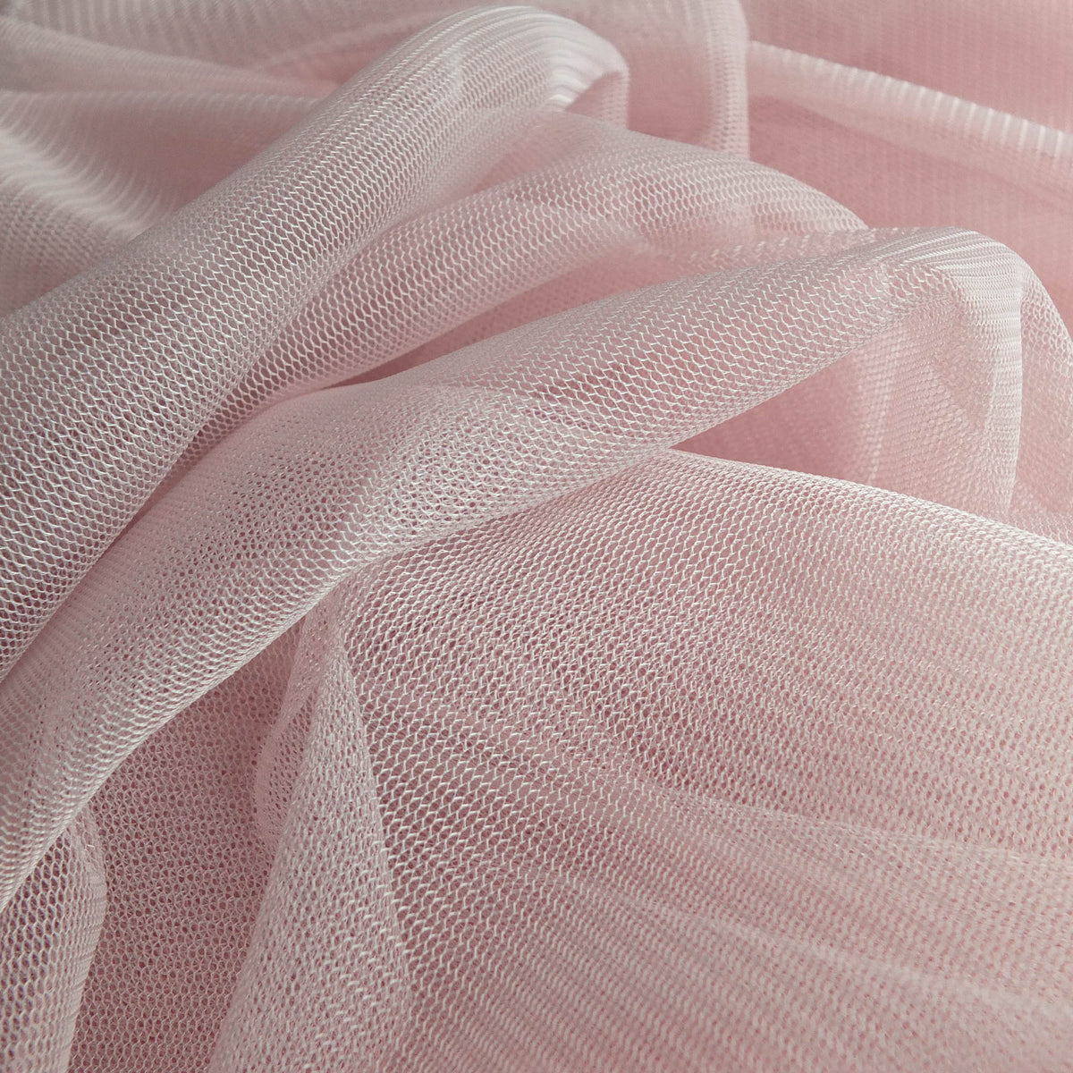 Soft Tulle Fabric 150cm Wide - Dusky Pink