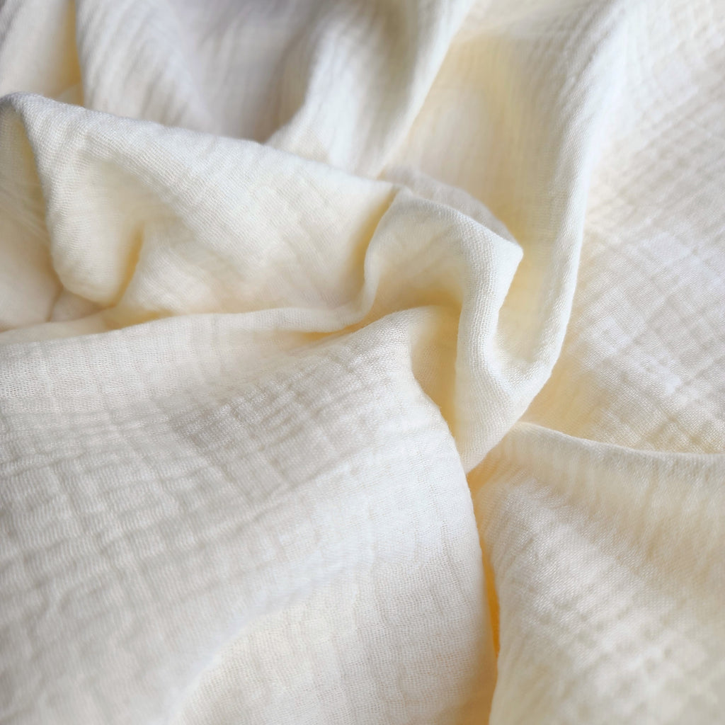 Double Gauze 100% Cotton Fabric - 7 Colours