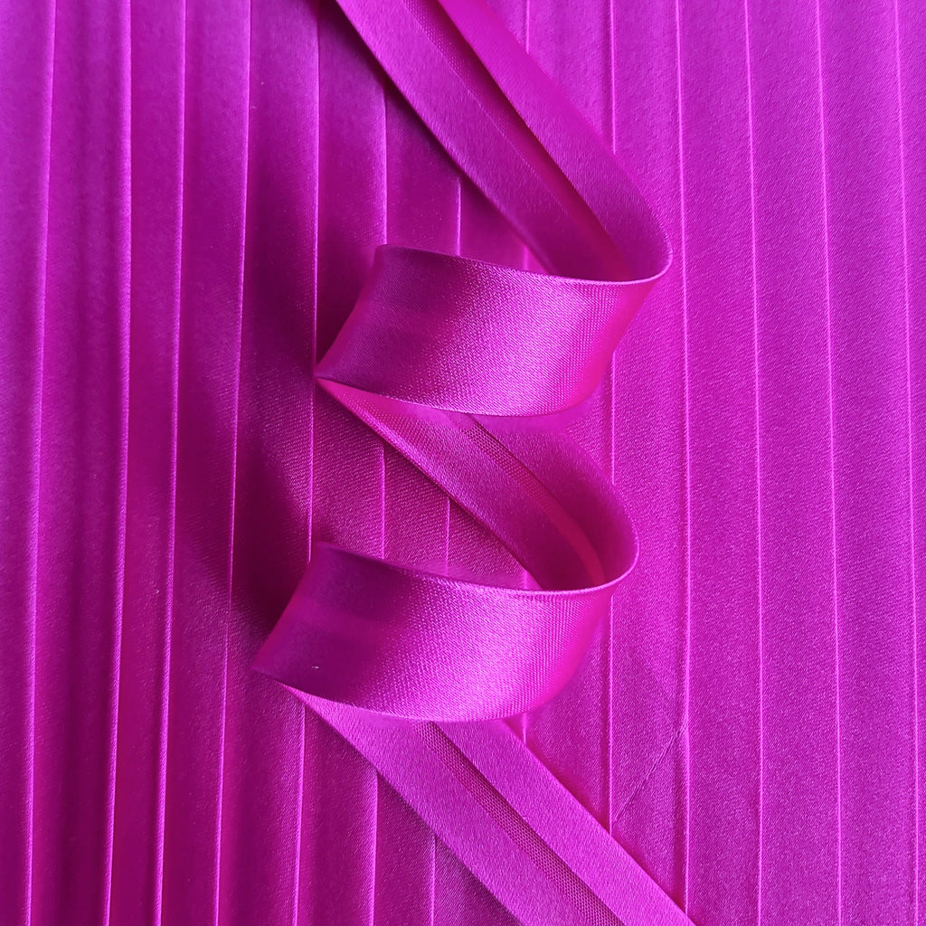 18mm Satin Bias Binding - 21 Colours