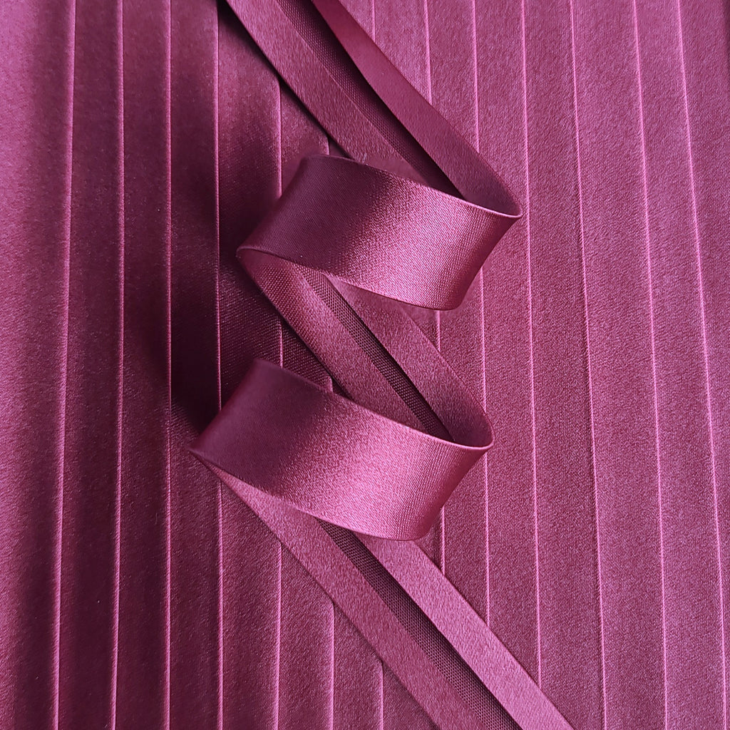 18mm Satin Bias Binding - 21 Colours