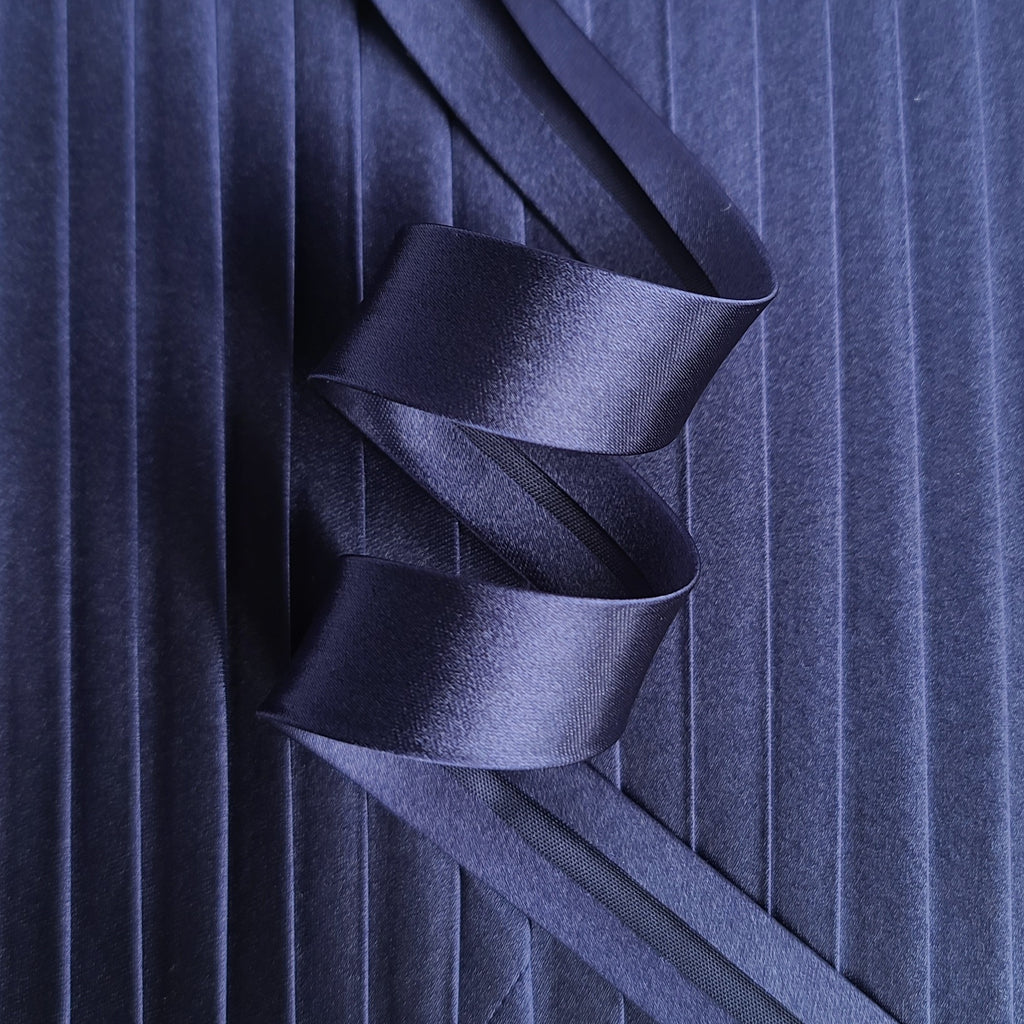 18mm Satin Bias Binding - 21 Colours