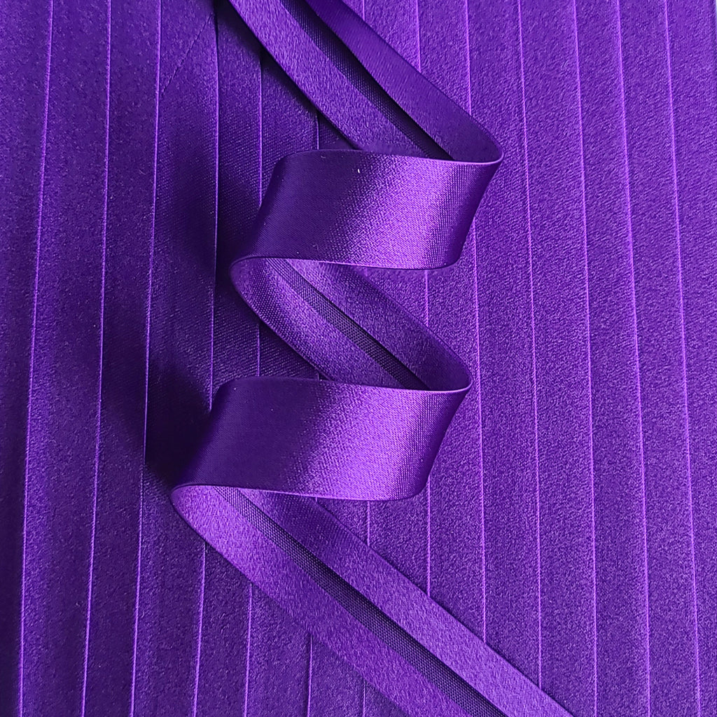 18mm Satin Bias Binding - 21 Colours