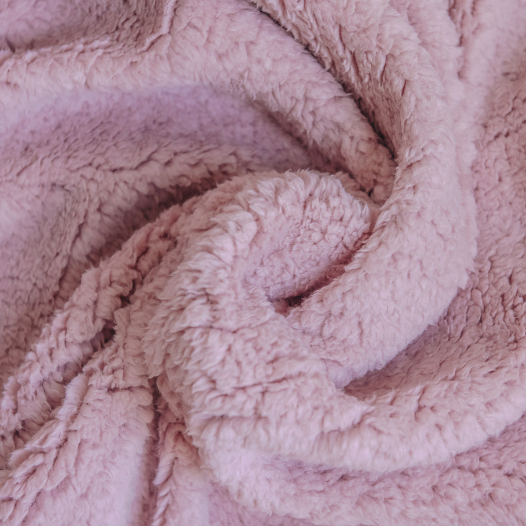 Soft Sherpa Fleece Fabric - Pink – On Trend Fabrics